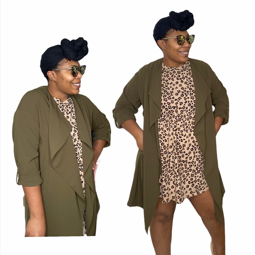 Soft Surroundings Nolita Open Trench Duster Jacket